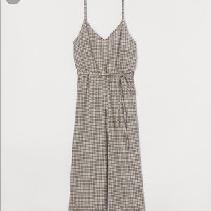 H&M plaid Jumpsuit